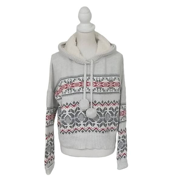 New Hooded Knit Sweater - Picture 2 of 8